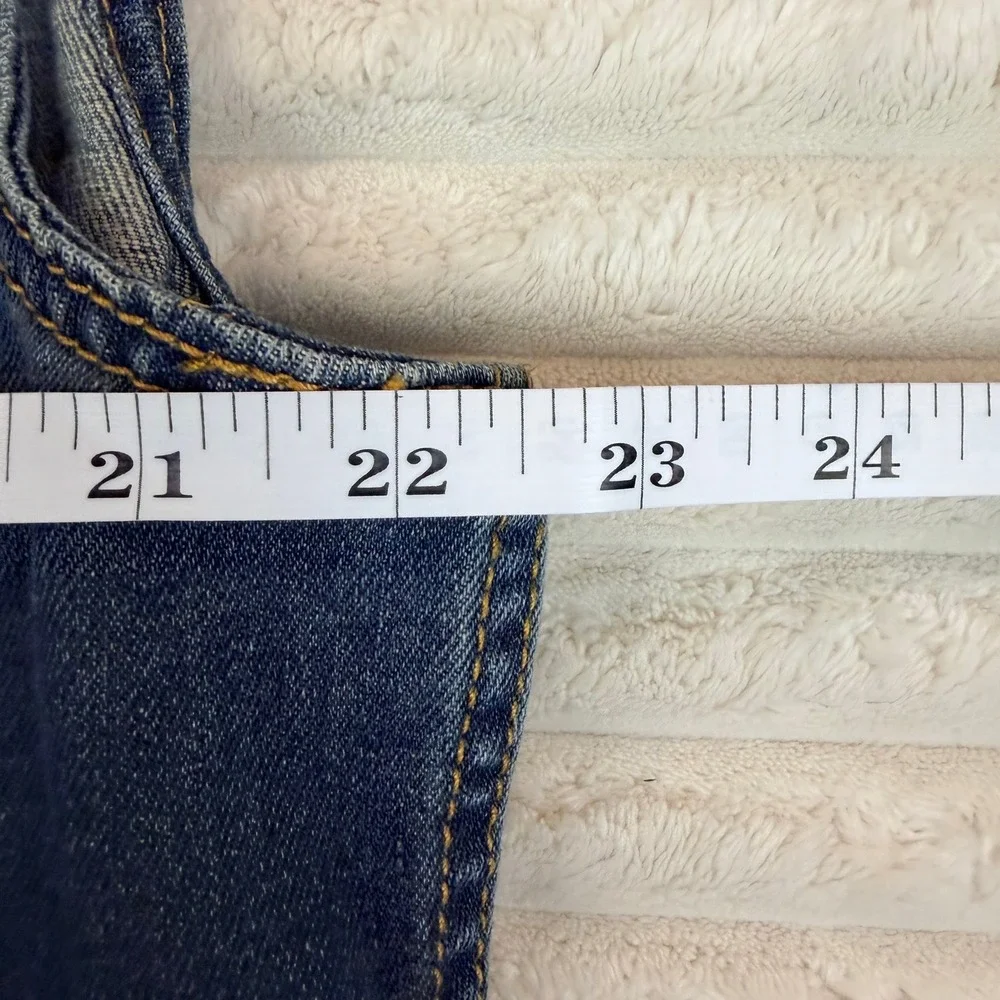 Victorious Mens Studded Denim Vest with Hood Blue Sleeveless Jean Jacket 2XL - Picture 3 of 5